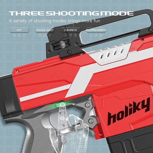 Sıcak satış otomatik yumuşak kurşun oyuncak tabanca, oyuncak makinesi Blaster çekim tabancaları ile 3 motorlu modları, DIY oyuncak köpük Blaster - Product Image 4
