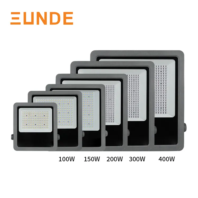 SUNDE 하이 루멘 4000LM 투광 조명 경기장 스마트 프로젝터 100w 200w 300w 400w 전기 LED 투광 조명
