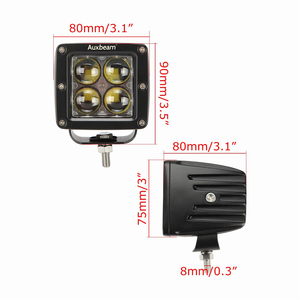 3 inç 24w spot 4D led sis işık 4 adet * 6w led sürüş ışık çalışma ışığı SUV ATV tekne 4*4 dually 24w Led aksesuarları - Product Image 3