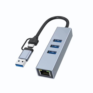4 <strong>in</strong> 1 Hub Dual Head Usb Usb-c to Usb3.0 Hub with Rj45 1000m <strong>Network</strong> Port for <strong>Computers</strong> and Mobile Phone - Product Image 6