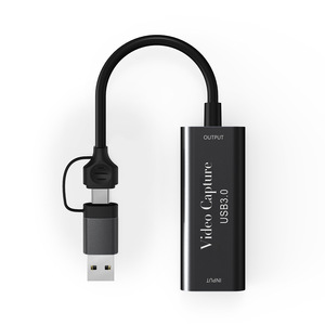 2 in 1 HDTV to USB3.0 TYPE C Audio Video <strong>Adapter</strong> Capture Connector 4K 60HZ <strong>Usb</strong> c to HdTV Docking <strong>Adapter</strong> Cable for Computer - Product Image 4