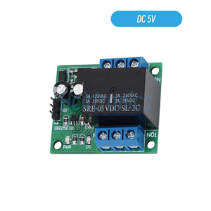 DR25E01 DC 5V 6V 9V 12V 24V 3-5A Flip-Flop mandal DPDT röle modülü Bistable kendinden kilitleme anahtarı - Product Image 5