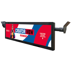 29 pollici barra allungata montaggio a soffitto Bus Digital Signage Android Wireless Networking Monitor Lcd digitale con opzione 4G - Product Image 1