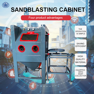 JD-9060NC Direct Factory Sale <strong>Hot</strong> Selling Dry Sand <strong>Blasting</strong> Cabinet with Engine &amp; Motor Core Components Included