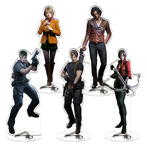 20CM RE4 Resident Evil 4 8 Remake Leon Ada Wong Game Toy Stand Standee <strong>Derivatives</strong> Figure Figures Dolls for Player