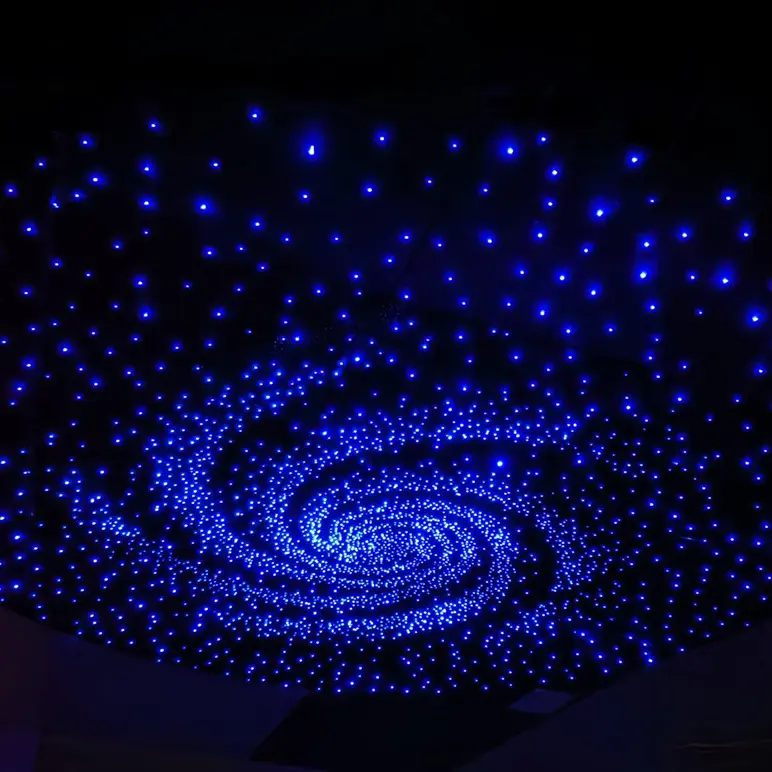 स्टार शीर्ष छत प्रकाश बार KTV ऑडियो-दृश्य कमरे ऑप्टिकल फाइबर आकाश सितारा छत सजावट प्रोजेक्टर प्रकाश निर्माताओं