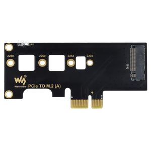 PCIe zu M.2 LED-Licht adapter mit Raspberry Pi Compute Module 4 (CM4) Unterstützung für elektronische NVME M.2 SSD-Module und Kits