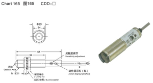 Sensor infrarrojo de alta calidad, tipo difusor de CDD-40P, distancia de detección, interruptor fotoeléctrico PNP, 40cm