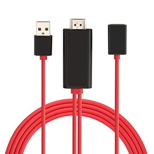 适用于android到HDMI适配器电缆8pin到HDMI即插即用数字音频1080P HDTV适配器，适用于iP 6 7 8 plus - Product Image 3