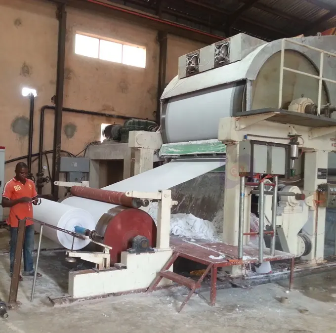 Máquina de procesamiento de reciclaje de papel usado, pequeño, hecho en fábrica profesional