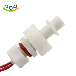 PP sensore di livello dell'acqua liquida orizzontale montaggio superiore interruttore a galleggiante verso il basso sensori di livello del fluido aperto 2 fili Mini interruttore a galleggiante - Product Image 5