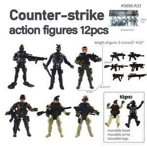 6-in-1 S .w.a. t. ชุดทหารของเล่นสำหรับเด็ก3 + พร้อมปืนเหมาะสำหรับผู้บัญชาการทหารที่ต้องการ - Product Image 2