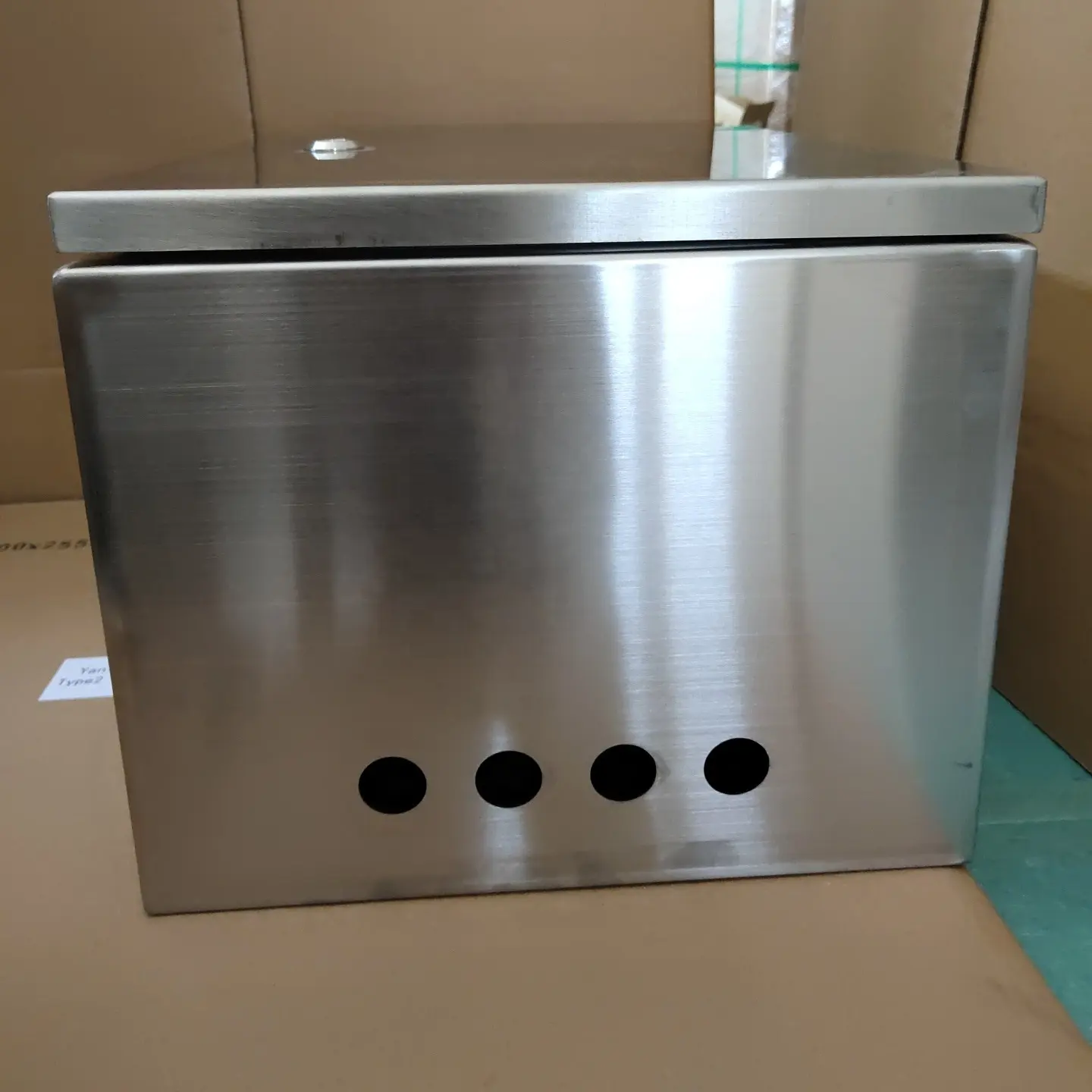 Caja de aluminio de acero inoxidable para exteriores, carcasas eléctricas, caja de control eléctrico de acero