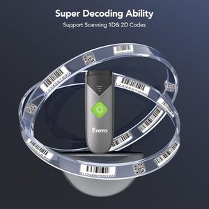 Eyoyo 1D 2D Portable Wireless USB Wired Mini Bluetooth <strong>Qr</strong> Bar <strong>Code</strong> Reader Android <strong>IOS</strong> Barcode Scanner for Inventory - Product Image 3