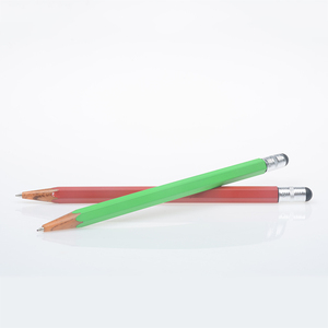 铅笔形塑料电容式手写笔促销手写笔屏幕触摸笔2进1圆珠笔 - Product Image 4