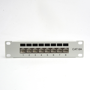 Red Cat6 cat6a FTP 8 puertos para panel de conexión de fibra Keystone Jack - Product Image 1