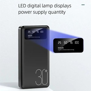 Customized Large Capacity Powerbank 30000mah Power Bank Portable Charger Bank Double <strong>Output</strong> Double <strong>Input</strong> - Product Image 2