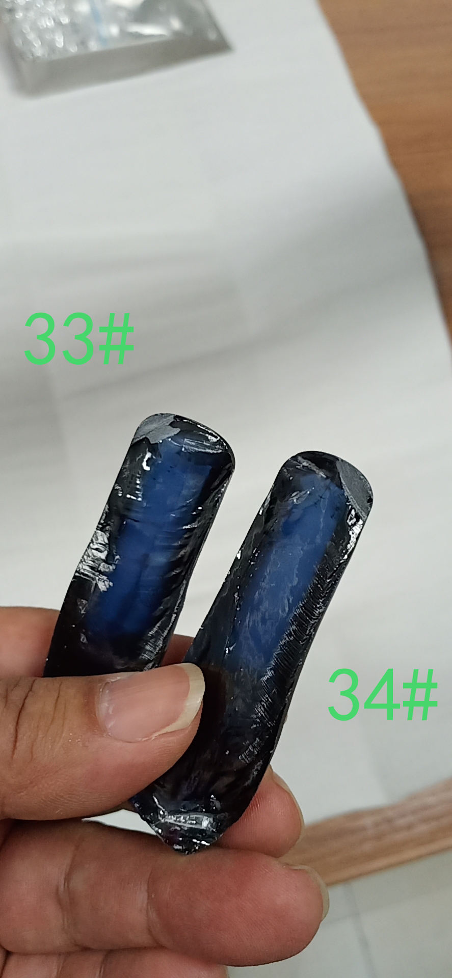 #34 บลูคอรันดัมดิบ