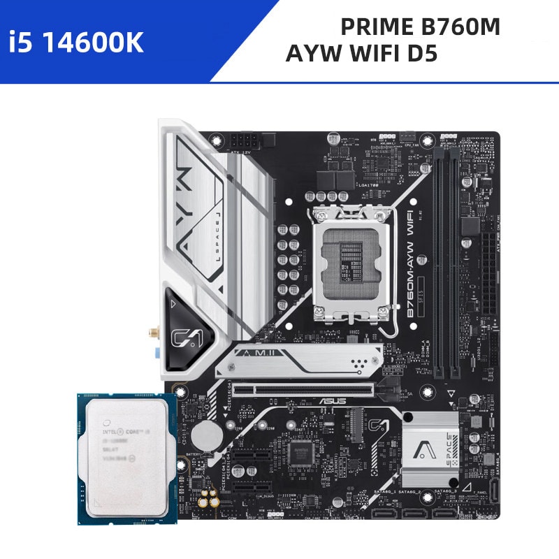 I5 14600K + ASUS PRIME B760M AYW WIFI DDR5