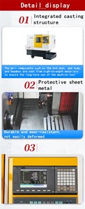 Stock Mini <strong>CNC</strong> <strong>Lathe</strong> <strong>Machine</strong> 35 Degree Syntec <strong>CNC</strong> Controller Automatic Heavy Duty Slant Bed <strong>C</strong>-<strong>Axis</strong> for Heavy Duty Horizontal - Product Image 6