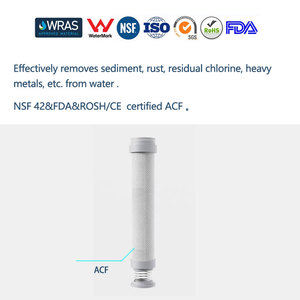 <span class=keywords><strong>2025</strong></span> New Shower Head kích hoạt sợi carbon axit amin quy mô chất ức chế loại bỏ clo dư nước cứng làm mềm - Product Image 4