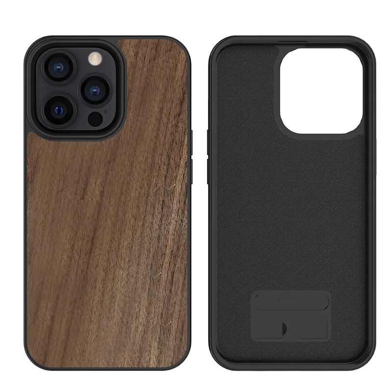 Neue Holz Design Handy hülle Stoßfest für iPhone 14 Pro Max Hülle