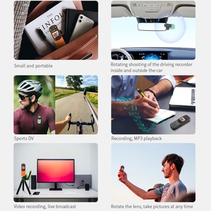 D2 HD 1080P çok fonksiyonlu dijital Video kamera spor DV kamera canlı bilgisayar kamera kaydedici (siyah) - Product Image 4