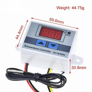 Controlador de temperatura LED Digital para incubadora, interruptor de calefacción, termostato, Sensor NTC, 10A, 12V, 24V, 110V, 220V, CA, V - Product Image 5