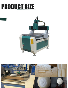 小型数控6090路由器3d数控铣床4轴数控雕刻机 - Product Image 3