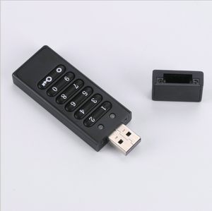 高品质AES256数据保护数字密钥加密密码锁u盘快速USB3.0 16gb 32gb 64gb 128GB u盘 - Product Image 2