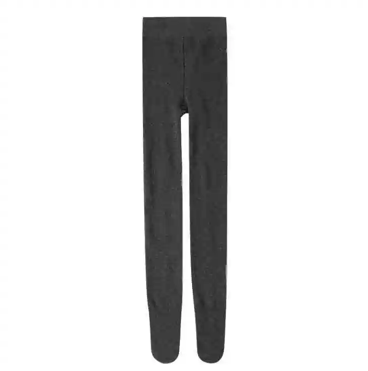 Primavera y otoño de las mujeres usan rayas Otoño e Invierno delgada medias negras con los pies calientes pantalones de una sola pieza