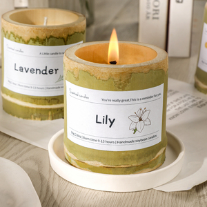 Nhà Sản Xuất Bán Buôn Sáng Tạo Tre Ống Cup Phong Cách Cho Giáng Sinh Và Phục Sinh Hương Liệu Nến Sinh Nhật Lễ Hội Quà Tặng - Product Image 3