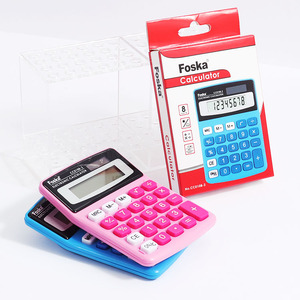 Foska 4 Function Small Basic Desktop 8 Digit Pocket Calculators for Students Kids School Home Office Desktop <strong>Accounting</strong> <strong>Tools</strong> - Product Image 5