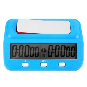 Оптовая цена пластиковые шахматные часы Go Chess game match competition LCD дисплей таймер - Product Image 6