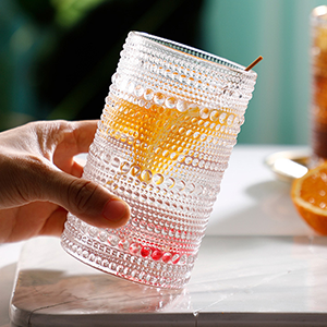 Hot-selling High-quality Glass <strong>Cups</strong> with Different Patterns for Milk,cola,tea,juice - Product Image 4