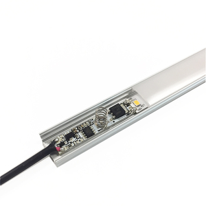 Mini Eingebauter Typ <span class=keywords><strong>LED</strong></span>-Licht leiste Berührungs sensor Schalter EIN/AUS <span class=keywords><strong>Controller</strong></span> 6A 1 Kanal DC 12V 24V Aluminium platte 10-100% Lampen dimmer