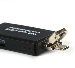 Lettore di schede USB-C multifunzione tipo-C 5 in 1 OTG compatibile con l'installazione esterna di telefoni cellulari MMC e TF - Product Image 4