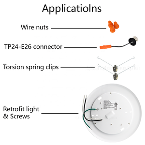 Ultra ince gömme aydınlatma CRI90 güçlendirme yüzey montaj yuvarlak 6 inç LED tavan Disk ışık - Product Image 3