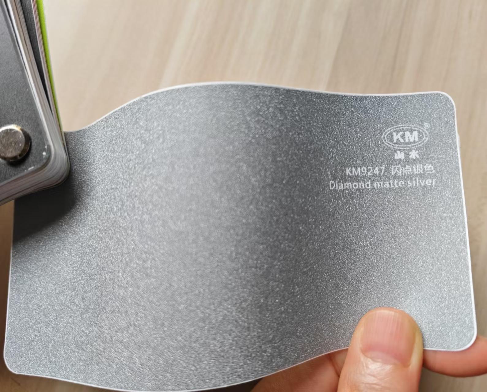 Diamond matte silver