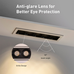 High CRI Linear Downlight <strong>5W</strong> Adjustable 5 Color Temperature Waterproof <strong>LED</strong> - Product Image 5