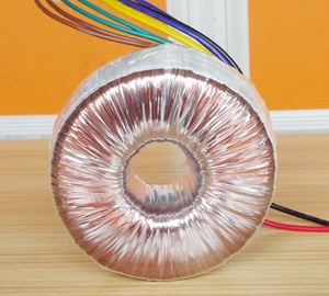 Ring transformator 200VA Eingang 120V 50Hz Ausgang 96V-0-96V 194,5 A, 0-38V 2,5 VA, 0-11V 0,5 A, 0-8V 4,8 VA für Leistungs verstärker - Product Image 3