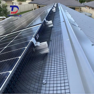 Galvanizli siyah PVC kaplı 8 inç 1.0mm tel rulo örgü GÜNEŞ PANELI kuşlar için Guard GÜNEŞ PANELI kuş prova - Product Image 6