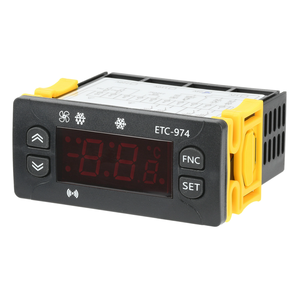 DC 12V/24V AC 110V/220V Controlador de temperatura de pantalla digital inteligente de alta precisión Control de temperatura inteligente - Product Image 1