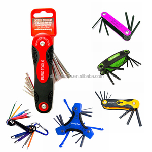 6 חתיכה torx כוכב כדור מתקפל מפתח allen ערכת עבור ספורט אופני קמפינג כלי תיקון יומי קיפול ערכת מפתח <span class=keywords><strong>hex</strong></span> - Product Image 2