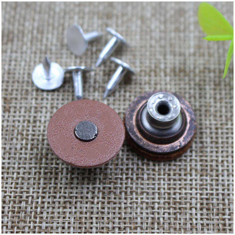 Custom Logo Brass Jeans Buttons And Rivets Denim Garment Metal Jeans Button For Clothing