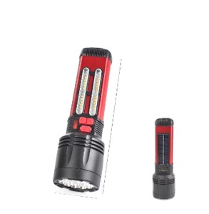 Torcia elettrica multifunzione a LED portatile impermeabile 2 modalità di luce USB torcia tattica ricaricabile - Product Image 5