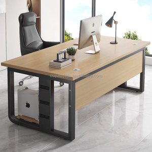 Combinación de silla de escritorio de ordenador Simple moderna para el hogar o la oficina Escritorio de personal para edificio de oficinas Uso general de muebles de oficina - Product Image 6
