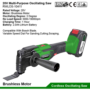 20V Lithium Battery Electric Cordless <strong>Multi</strong> Purpose <strong>Function</strong> <strong>Oscillating</strong> <strong>Tools</strong> Sanding Cutting Scraping Reciprocating Swing Saws - Product Image 3