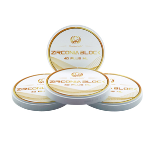 מעבדת שיניים <span class=keywords><strong>Zirconia</strong></span> רב שכבתי 4D בתוספת 43-55% שקיפות 1200mpa לא MOQ