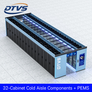 Dtvs 42U สำเร็จรูปโซลูชันการจัดเก็บข้อมูลในห้องทางเดินร้อนเย็น19นิ้วตู้วางอุปกรณ์คลาวด์ - Product Image 2
